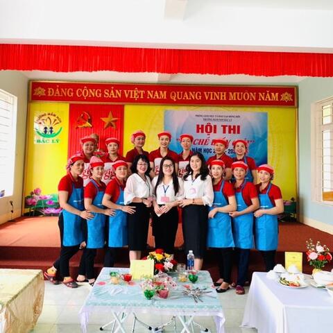 TRƯỜNG MẦM NON BẮC LÝ TỔ CHỨC HỘI THI “CÔ CHẾ BIẾN GIỎI” NĂM HỌC 2022 - 2023